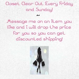 Message on item - I’ll drop the price -You get discounted shipping!